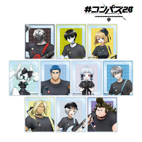 『#コンパス2.0 戦闘摂理解析システム』描き下ろし ロックバンドver. トレーディングアクリルカード(単位/BOX)